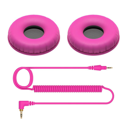 Pioneer CUE1 Series HC-CP08 Accessory Pack Ear Pads and Cable - Pink - PSSL ProSound and Stage Lighting