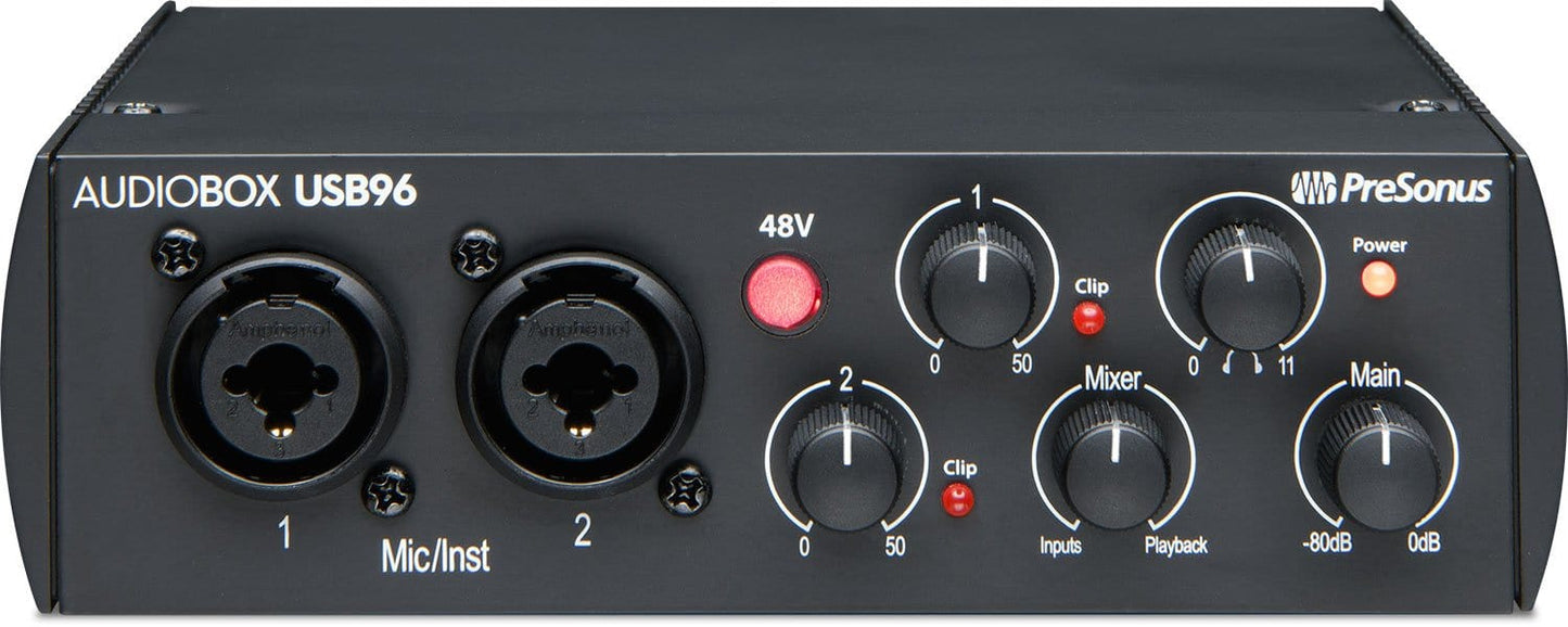 PreSonus AudioBox USB 96 25th Audio Interface - PSSL ProSound and Stage Lighting
