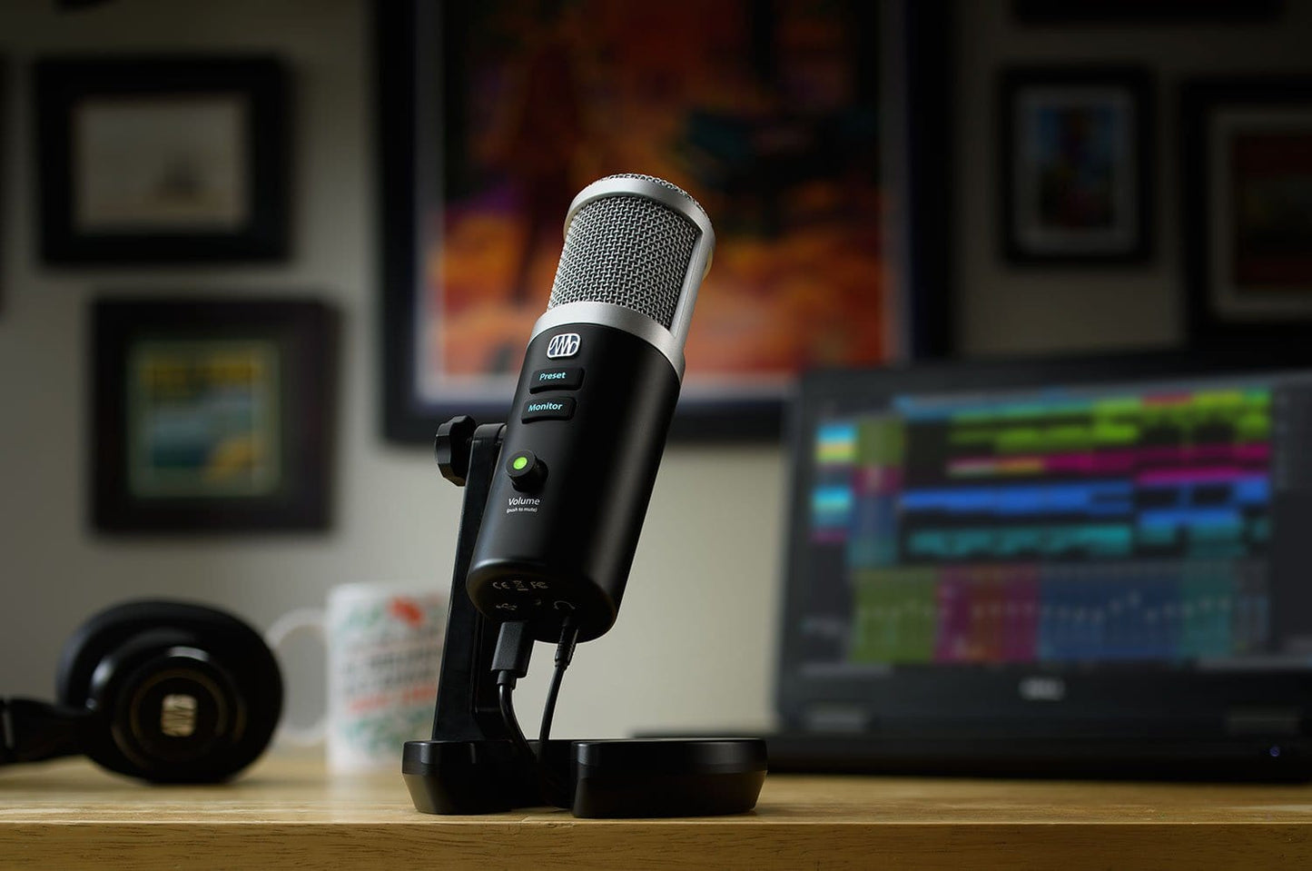 PreSonus Revelator USB-C Microphone With Stand - PSSL ProSound and Stage Lighting