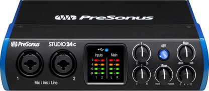 PreSonus Studio 24C 2x2 USB-C Audio Interface - PSSL ProSound and Stage Lighting