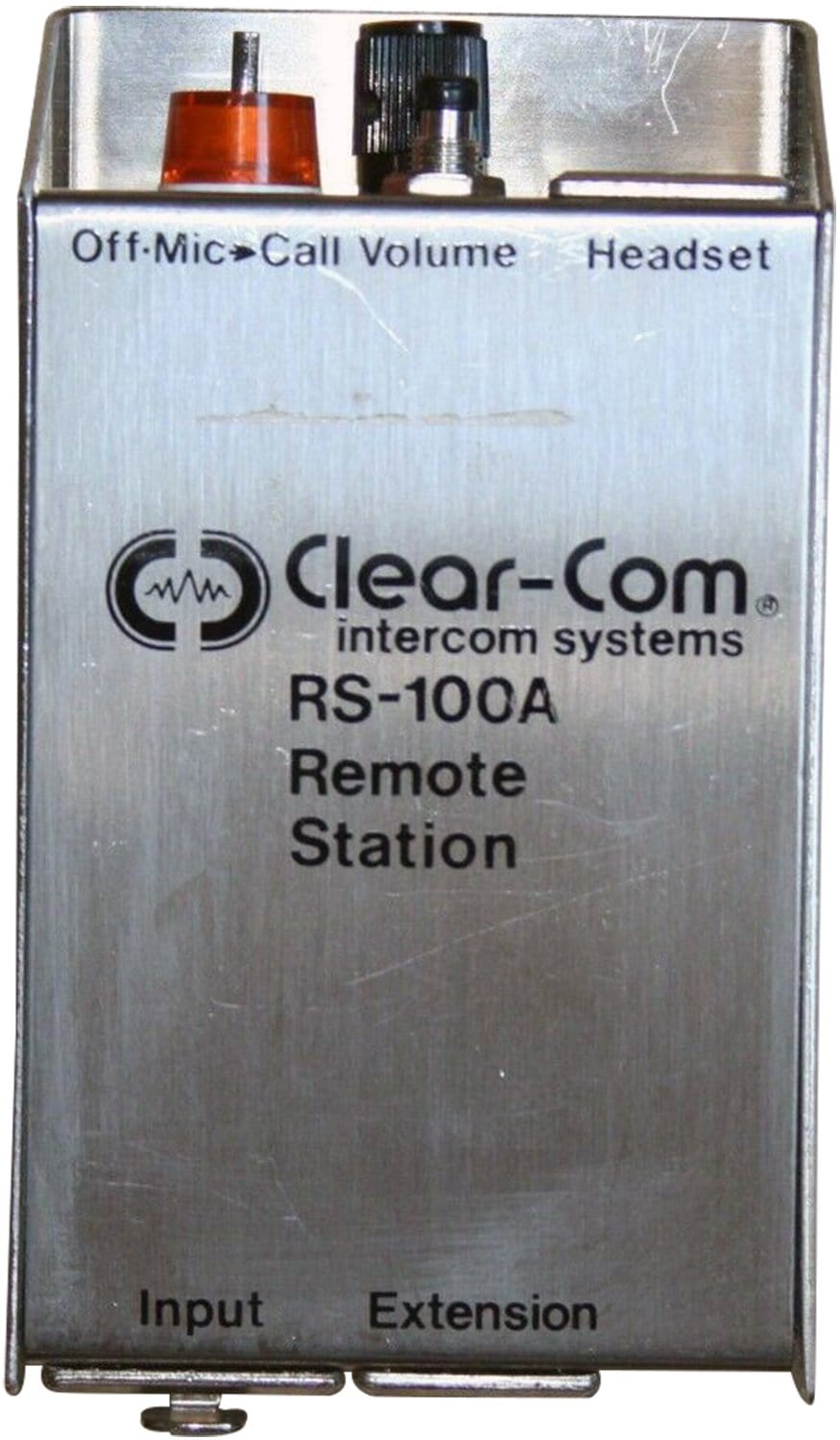 Clear-Com RS-100A Belt Pack Intercom Station - ProSound and Stage Lighting