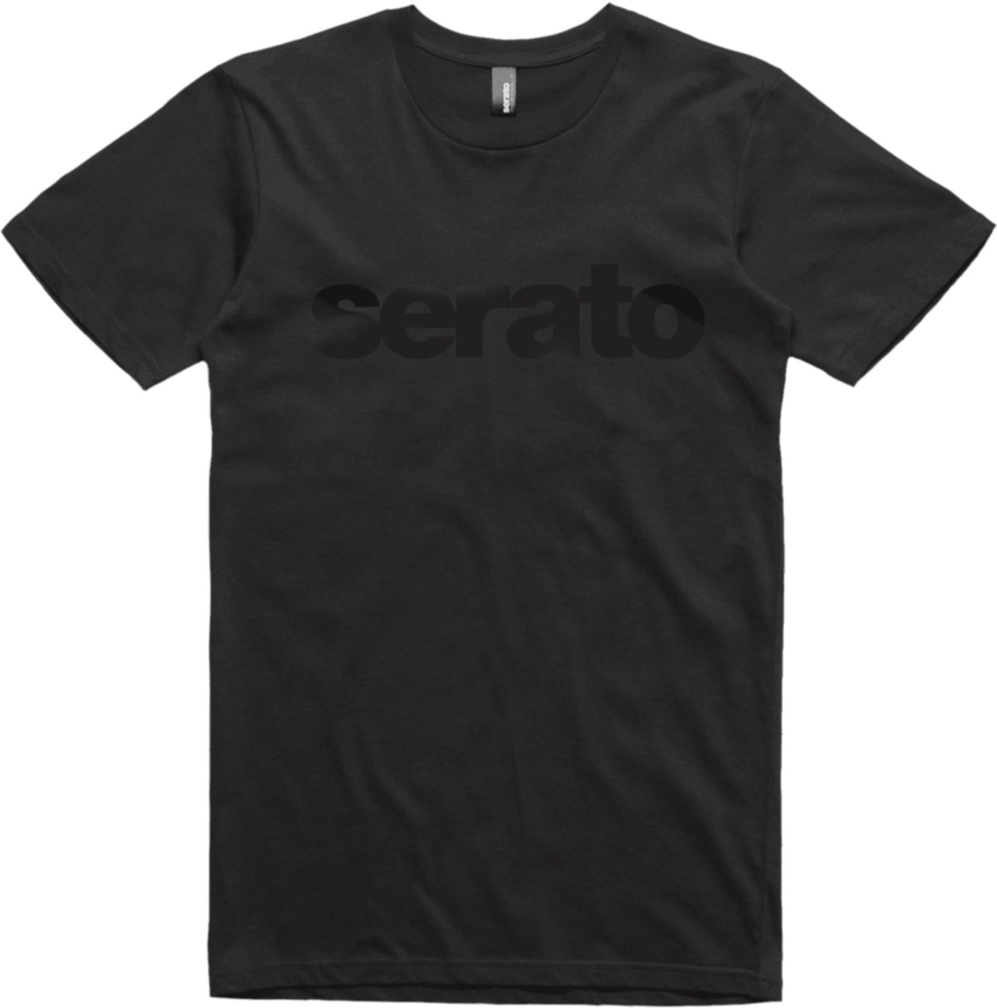 Serato Logo Black on Black Mens S Shirt - PSSL ProSound and Stage Lighting