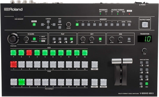 Roland V-800HD MK II Multi-Format Video Switcher - ProSound and Stage Lighting