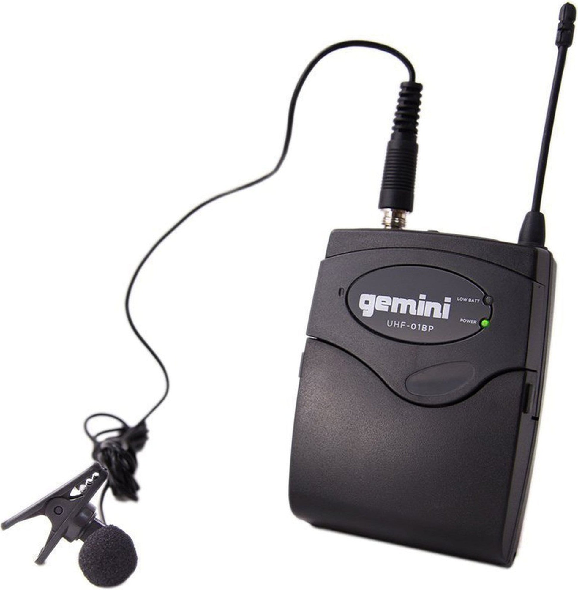 Gemini UHF-01HL-F2 UHF Lavalier Wireless Mic System - ProSound and Stage Lighting