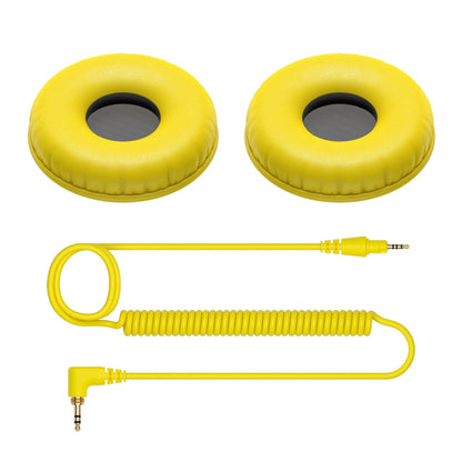 Pioneer CUE1 Series HC-CP08 Accessory Pack Ear Pads and Cable - Yellow - PSSL ProSound and Stage Lighting